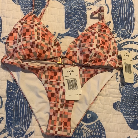 NWT L*Space BLOCK PARTY HELENA TOP AND CAMACHO BOTTOM CLASSIC SET SMALL - Picture 1 of 15